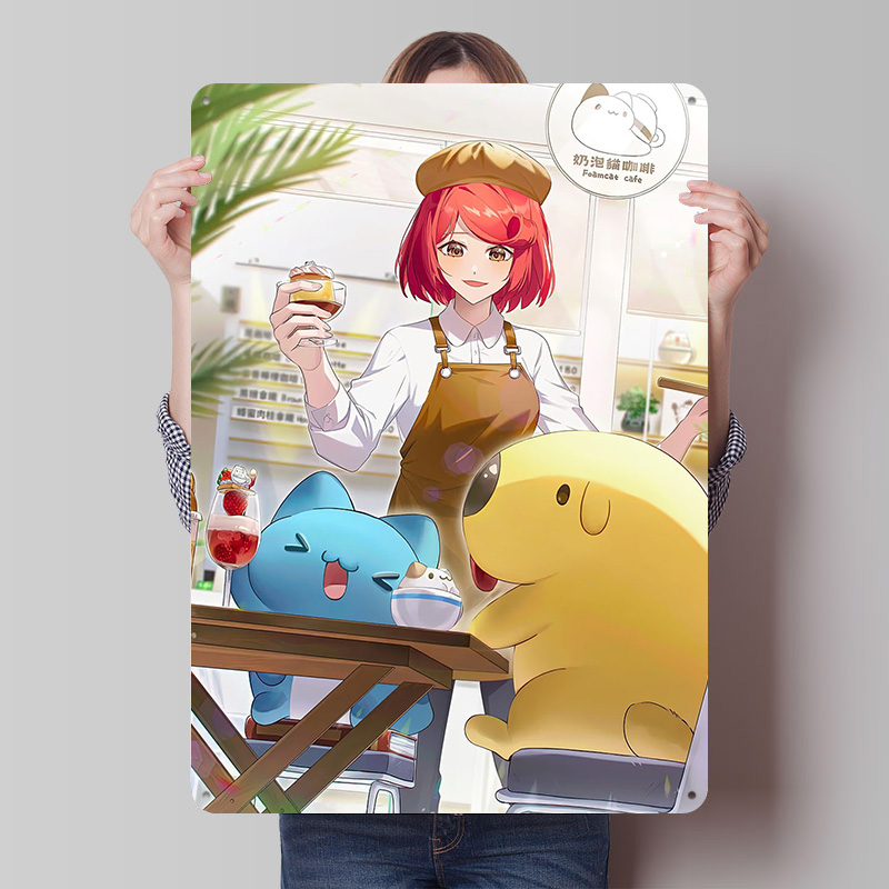 Lala Coffee & Tea Quận 4 - Lala With Bugcat Capoo Printed Poster