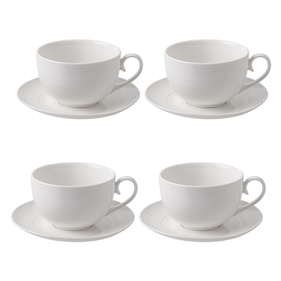 Mug Tea Coffee - oz Cappuccino Cups with Saucers, Ceramic