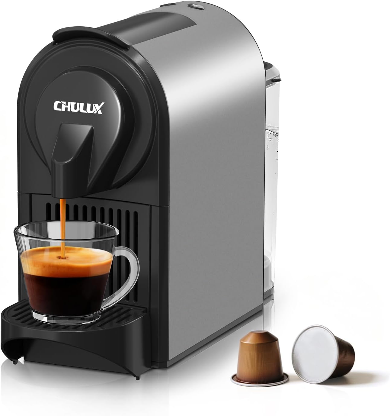 Coffee & Tea Difabis - Compact Espresso Machine, 20 Bar Coffee