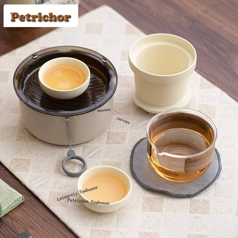 Coffee Tea Bags - Zen Black Travel Tea Set Kit