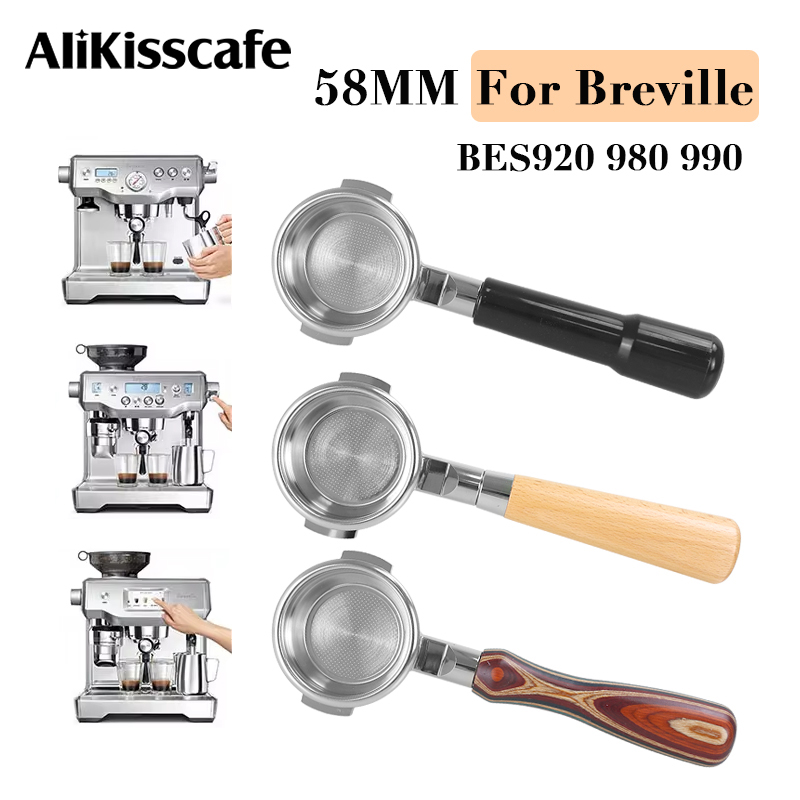 Coffee Tea Espresso - 58MM Bottomless Portafilter For Breville BES920