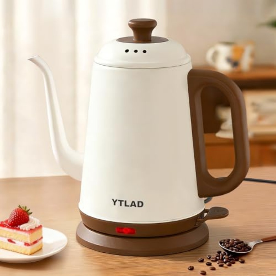 Tea And Coffee Kettle - Gooseneck Electric Kettle 1L 1000W Fast