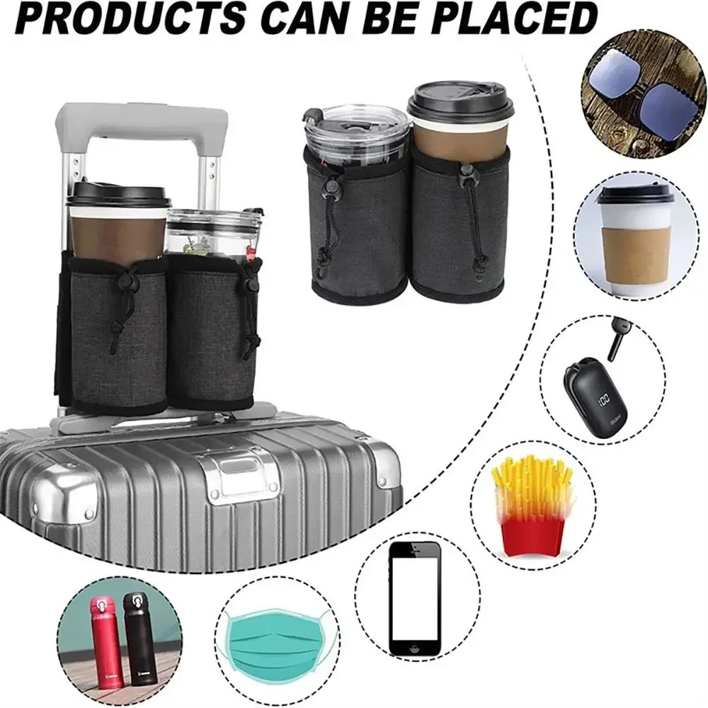 Coffee Tea Bags - Travel Luggage Cup Holder Durable Free