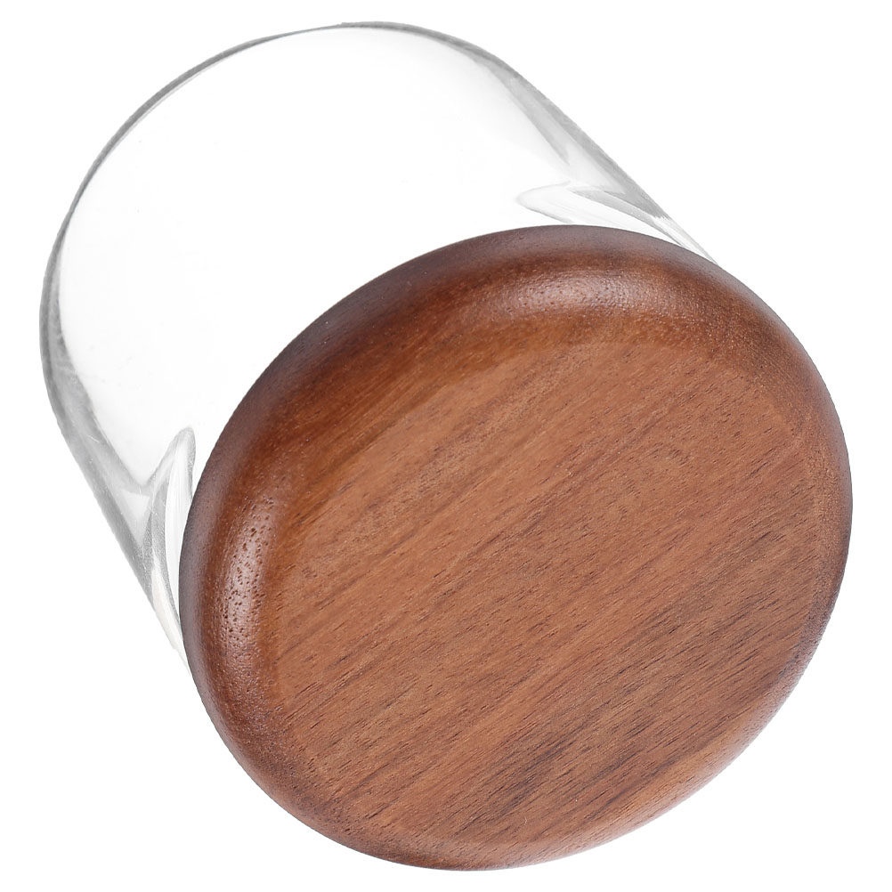 Coffee Tea Sugar Container Set - Glass Food Storage Jar with Natural