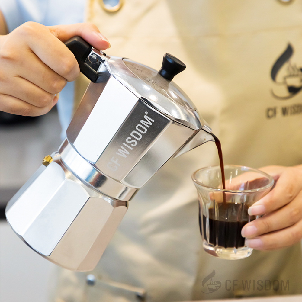Coffee Tea Chocolate - CF WISDOM Classic Italian Style Moka