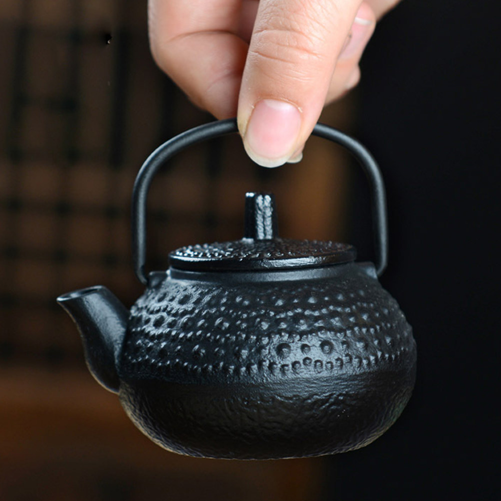 Cast Iron Teapot - Mini Cast Iron Teapot Decorative Retro