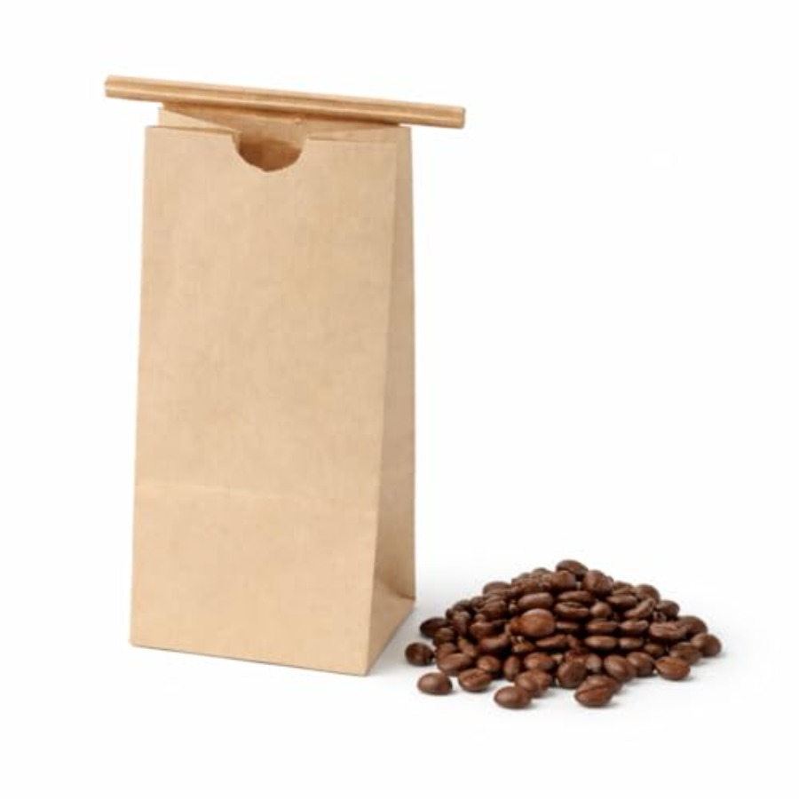 Coffee Tea Bags - 1/2 Pound Poly-lined Kraft Coffee Bags