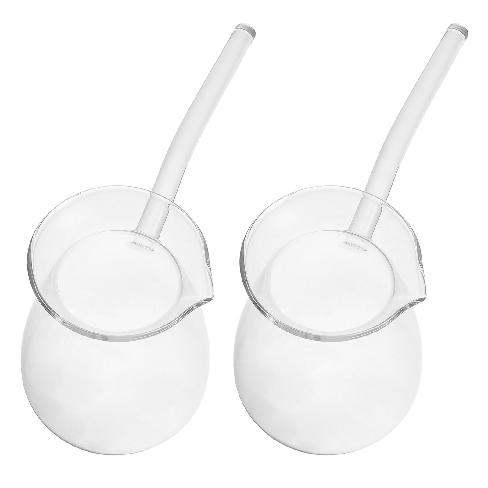 Tea And Coffee Kettle - 2Pcs Turkish Coffee Pots Transparent Thick