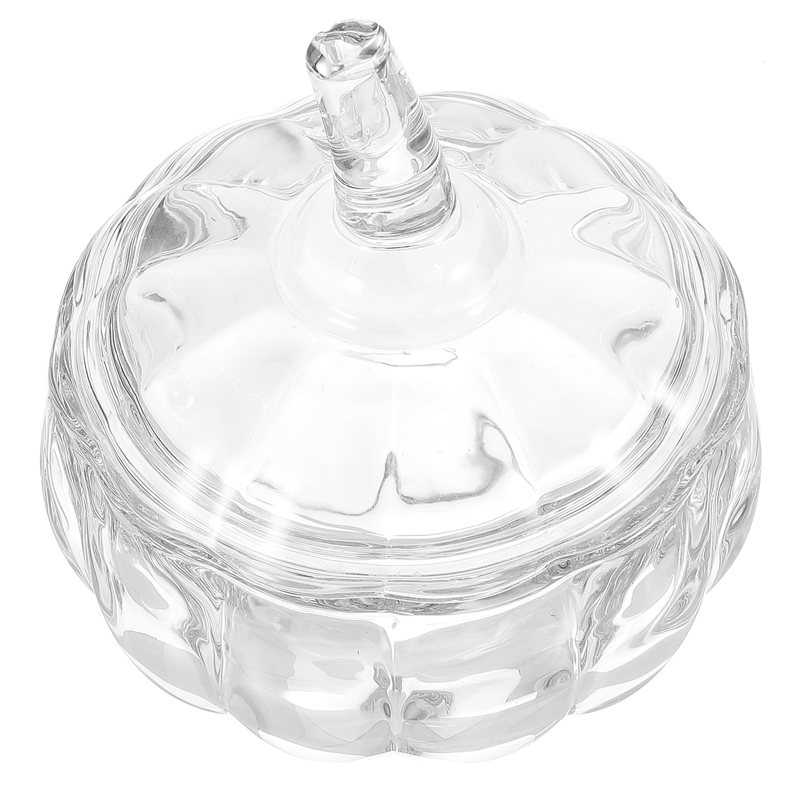 Coffee Tea Jar Set - Pumpkin Shape Transparent Glass Jar with
