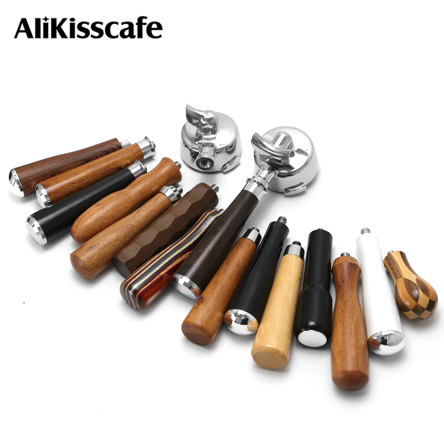 Coffee Tea Espresso - Coffee Portafilter Nake M10 Wood Handle