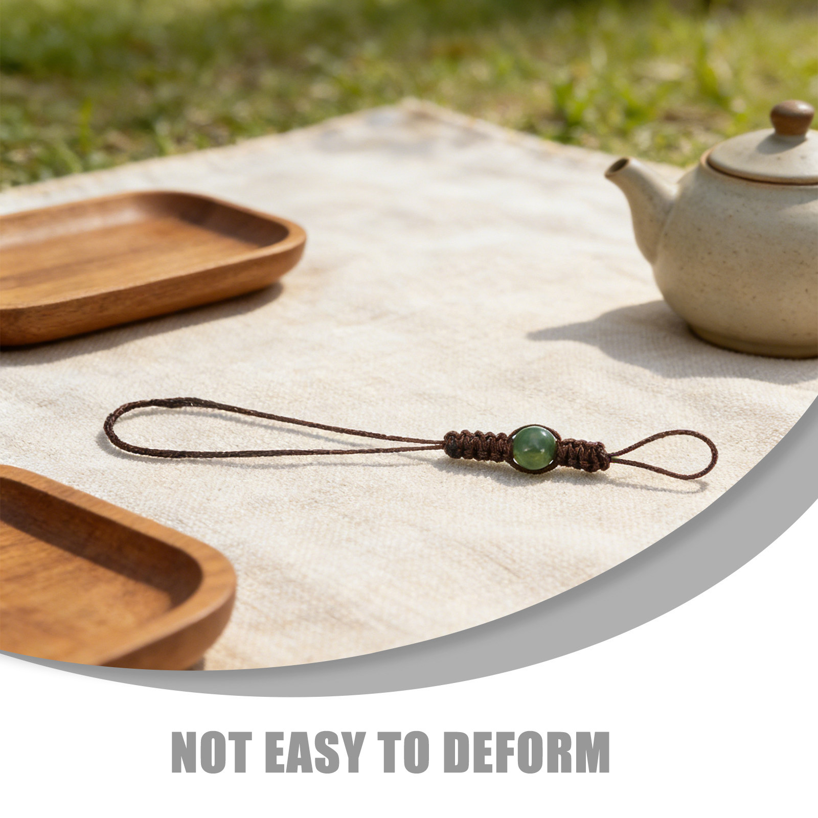 Cast Iron Teapot - 6Pcs Teapot Lid Lanyard Braided Lid