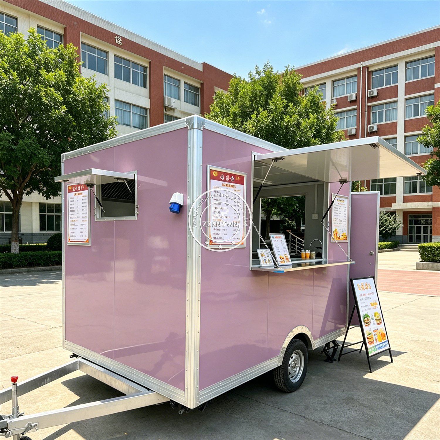 Coffee Tea Kiosk - Custom Mobile Pizza Coffee Kiosk Bubble