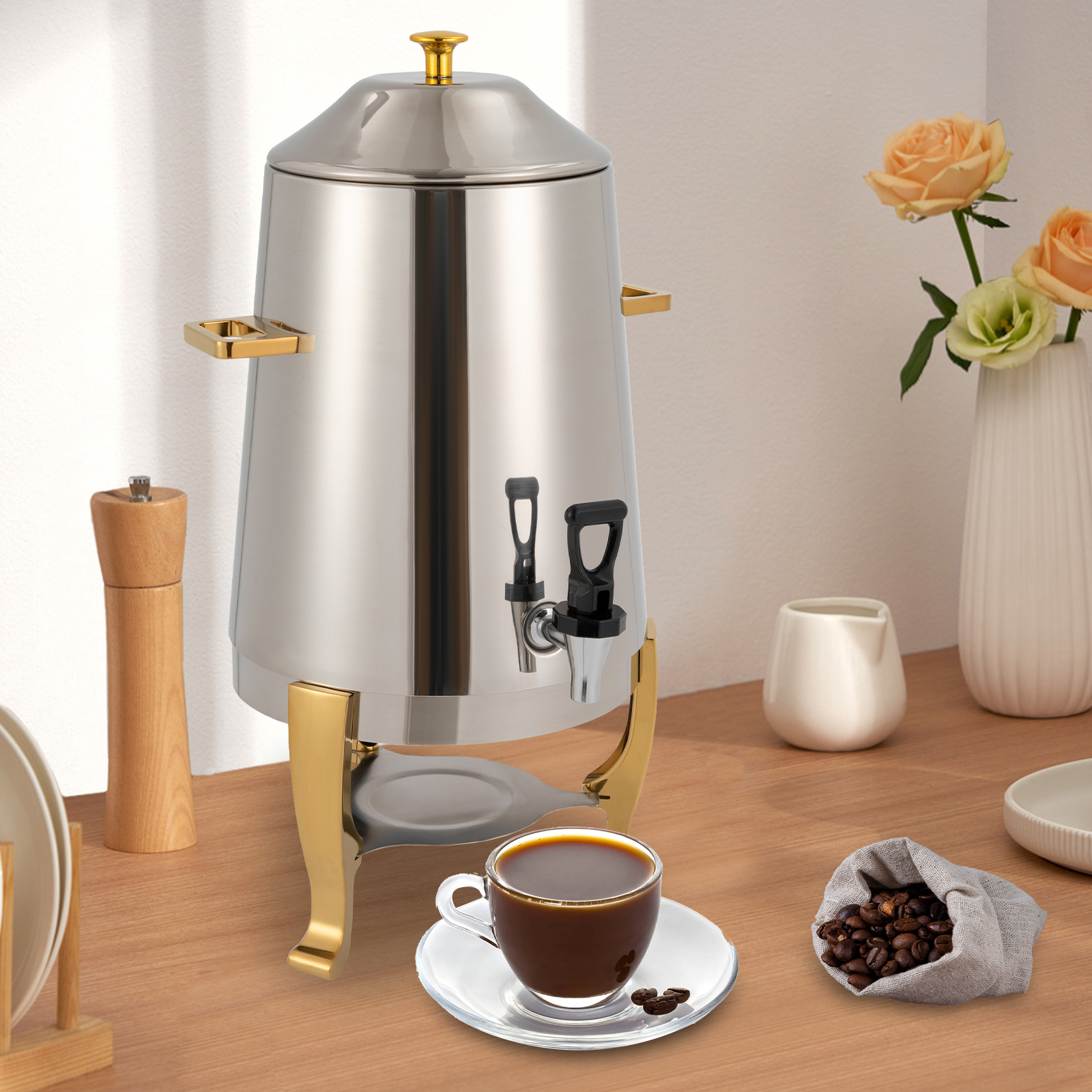 3.4 Gallon Stainless Steel Hot - Coffee Tea Urn review and price