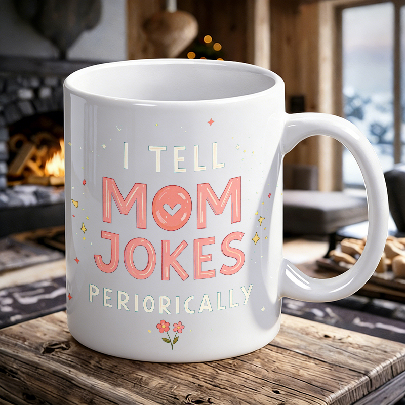 Cup & Mug Set, I Tell Mom Joke - Coffee Tea Jokes review and price