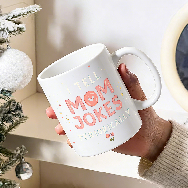 Cup & Mug Set, I Tell Mom Joke - Coffee Tea Jokes review and price