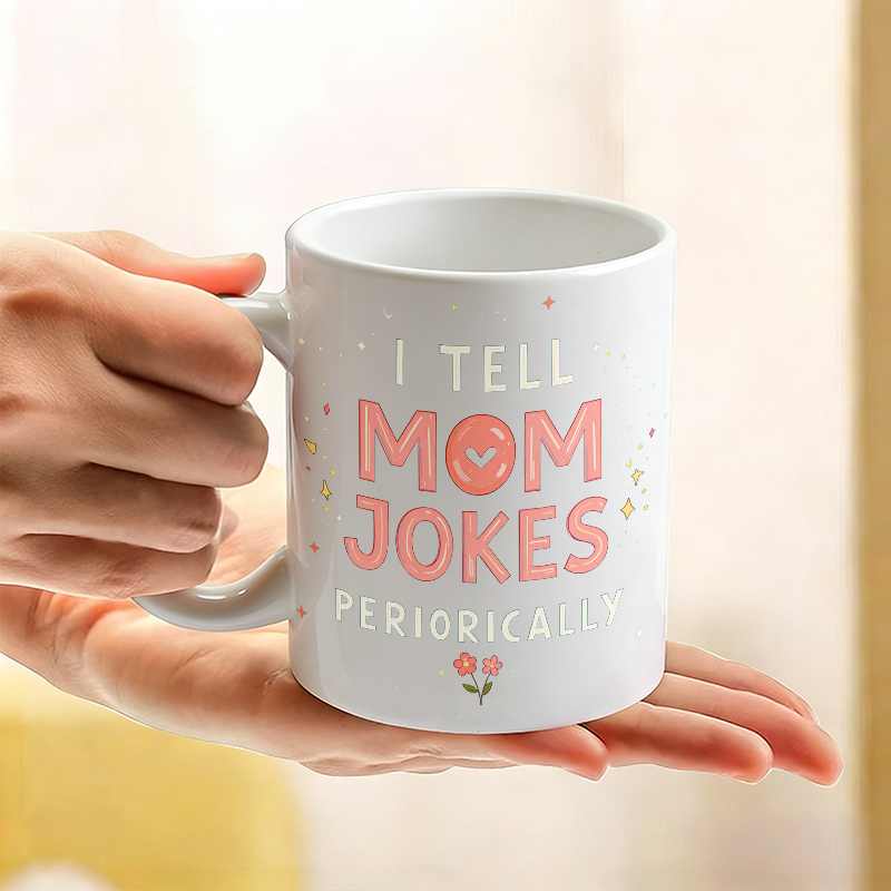 Cup & Mug Set, I Tell Mom Joke - Coffee Tea Jokes review and price