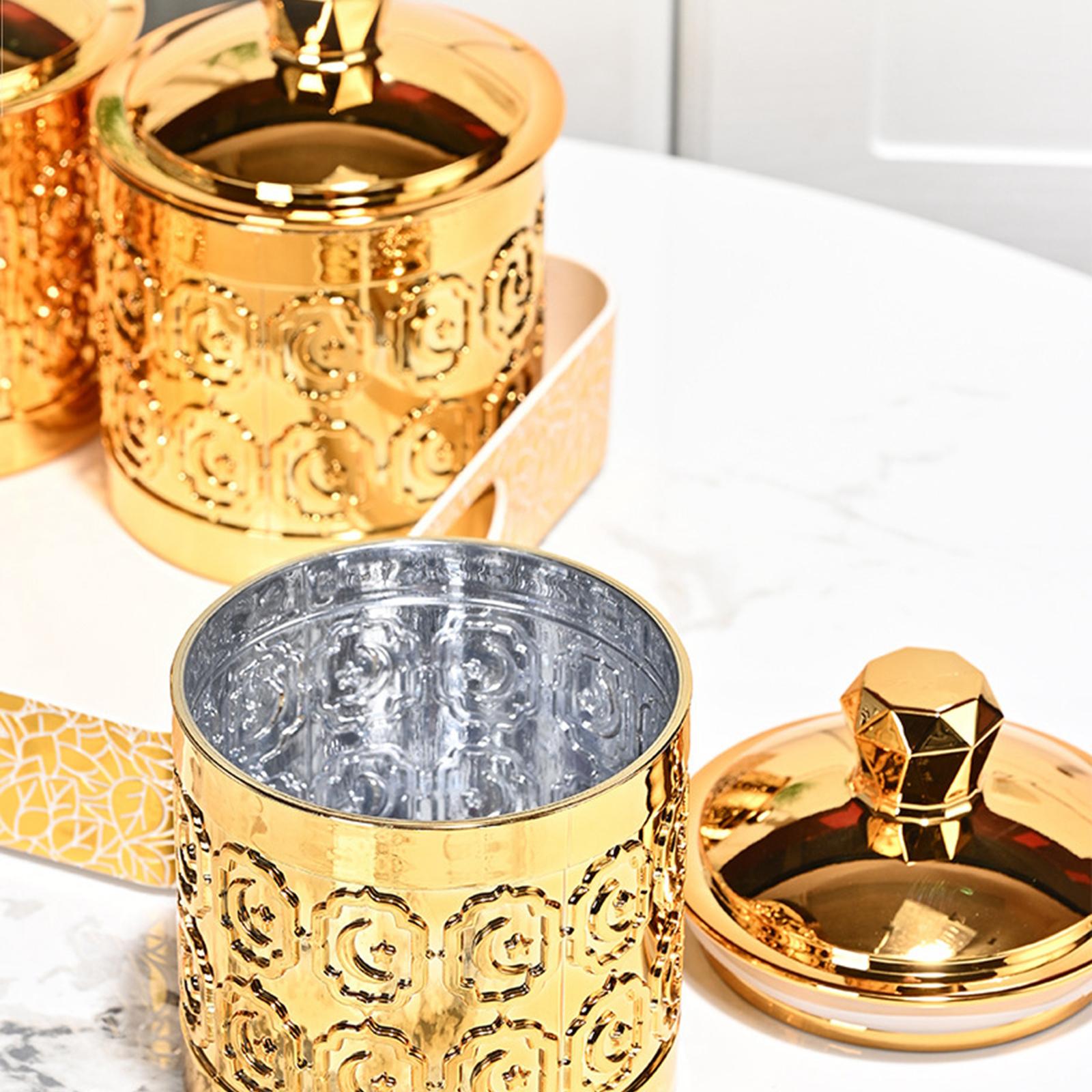 Elegant Gold Kitchen Storage J - Coffee Tea Jar Set review and price