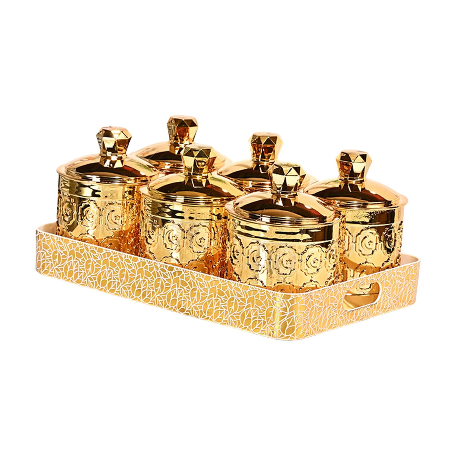 Elegant Gold Kitchen Storage J - Coffee Tea Jar Set review and price