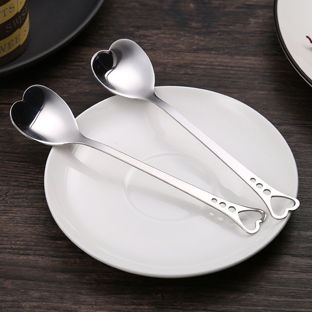 10Pcs Heart Shape Kitchen Spoo - Alternative To Coffee And Tea review and price