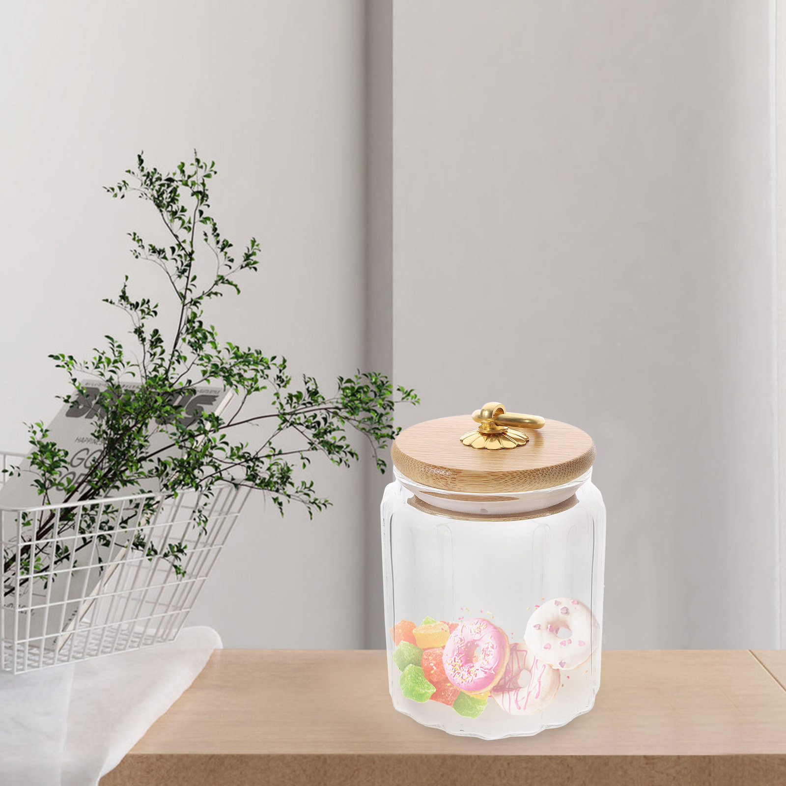 Glass Tea Leaf Jar Large Capac - Coffee Tea And Bean Leaf review and price