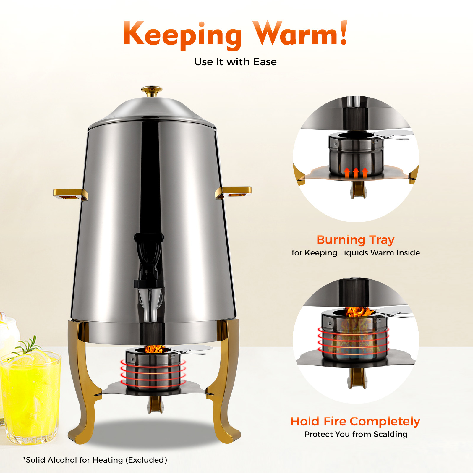 13L Large Capacity Stainless S - Coffee Tea Urn review and price