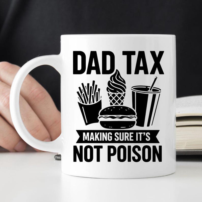 Personalize Dad Tax Ceramic Co - Coffee Tea Jokes review and price