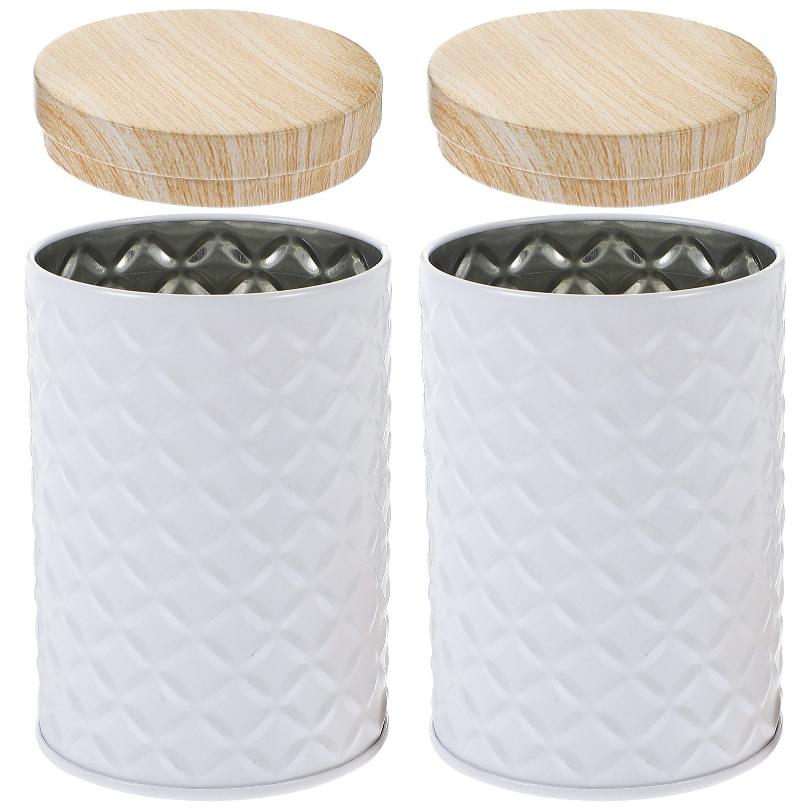 2Pcs Food Grade Tinplate Airti - Coffee Tea Sugar Canisters review and price