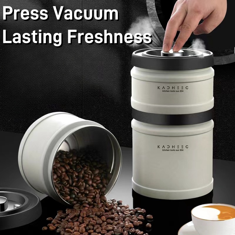 Vacuum sealed can, press vacuu - Coffee Tea Box review and price