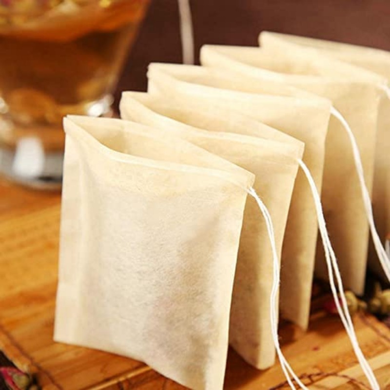 100/500x Cloth Tea Bags with D - Coffee Tea And Bean Leaf review and price