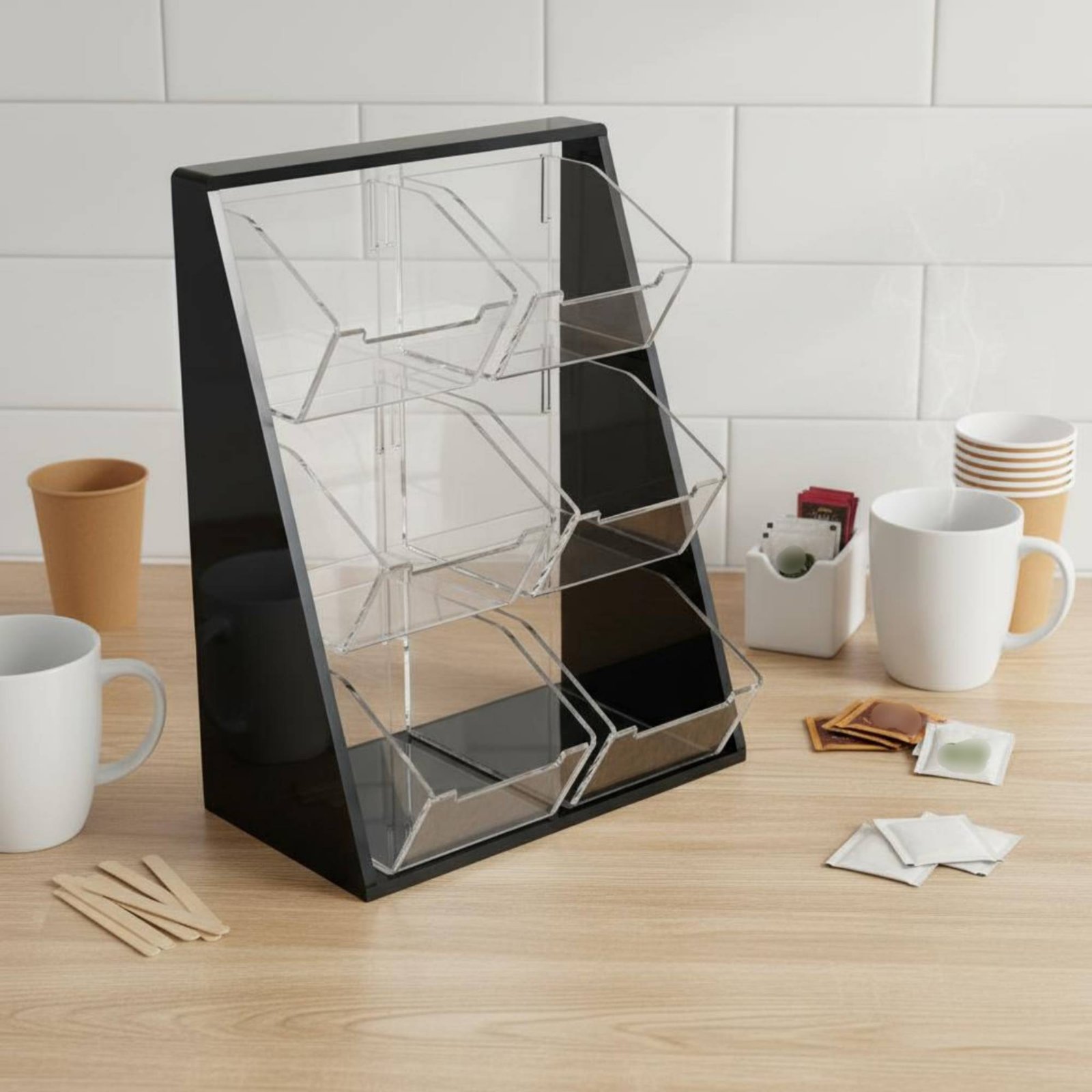 Acrylic Coffee and Tea Organiz - Coffee Tea Box review and price