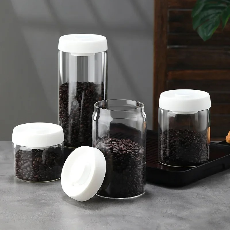 Manual Vacuum Sealed Coffee Ja - Coffee Tea Box review and price