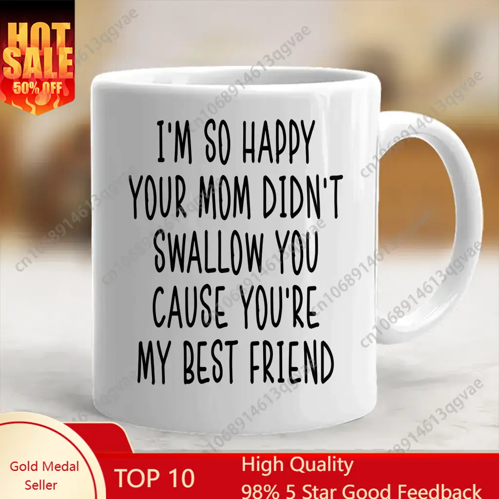 I'm happy your mom didn't swal - Coffee Tea Jokes review and price