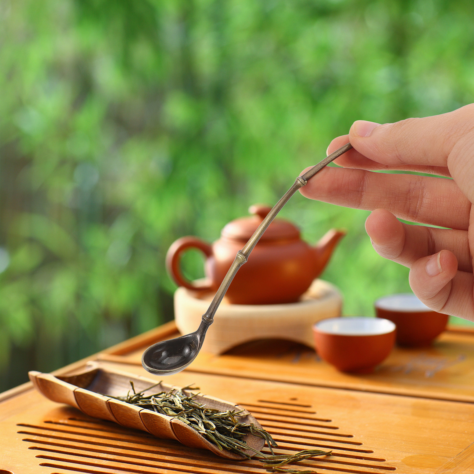 Small Water Spoon Alloy Multi- - Coffee Tea And Bean Leaf review and price