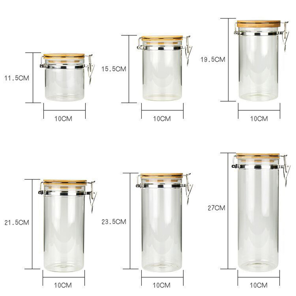 Glass Airtight Food Storage Ja - Coffee Tea Sugar Canisters review and price