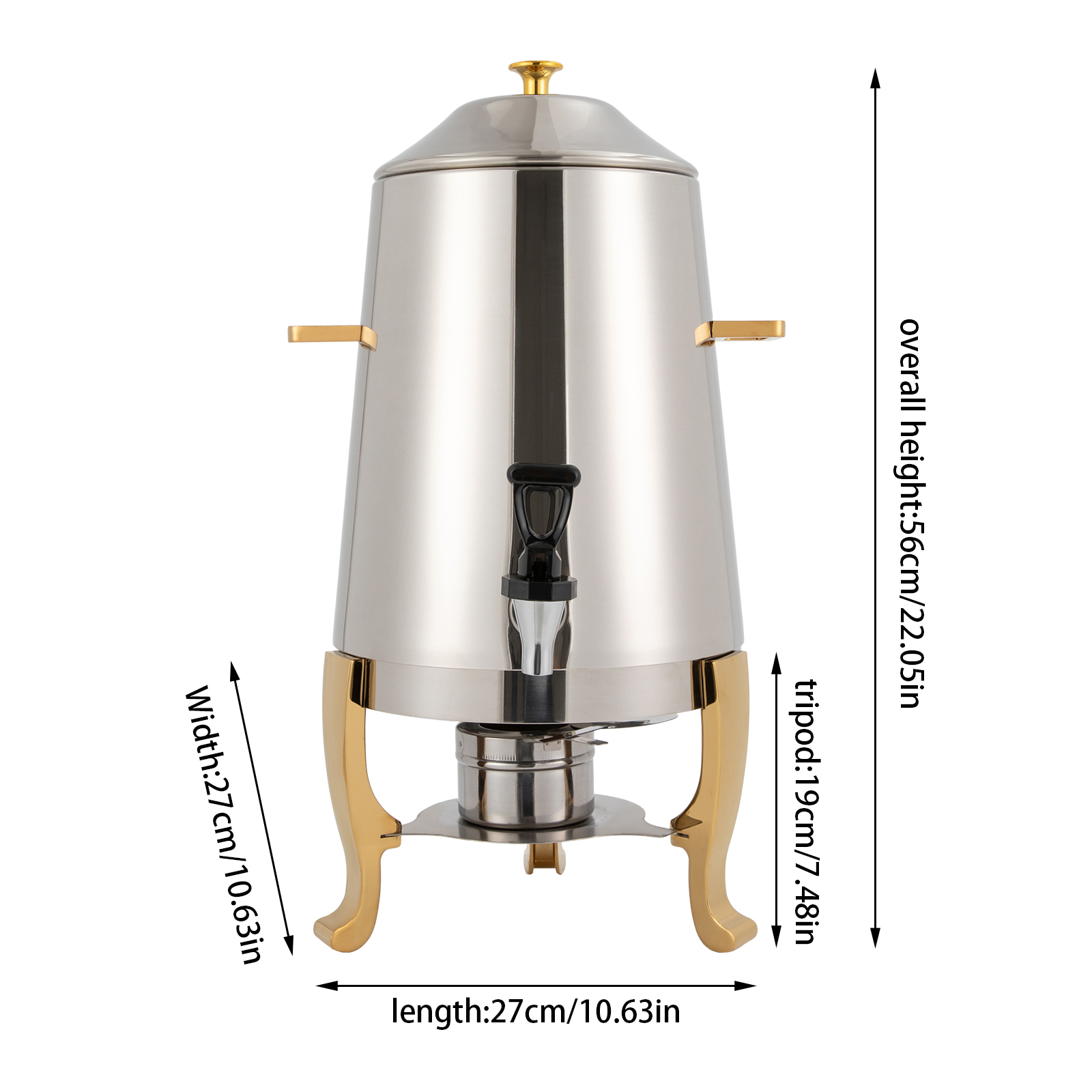 Coffee Urn With Fuel Holder 13 - Coffee Tea Urn review and price