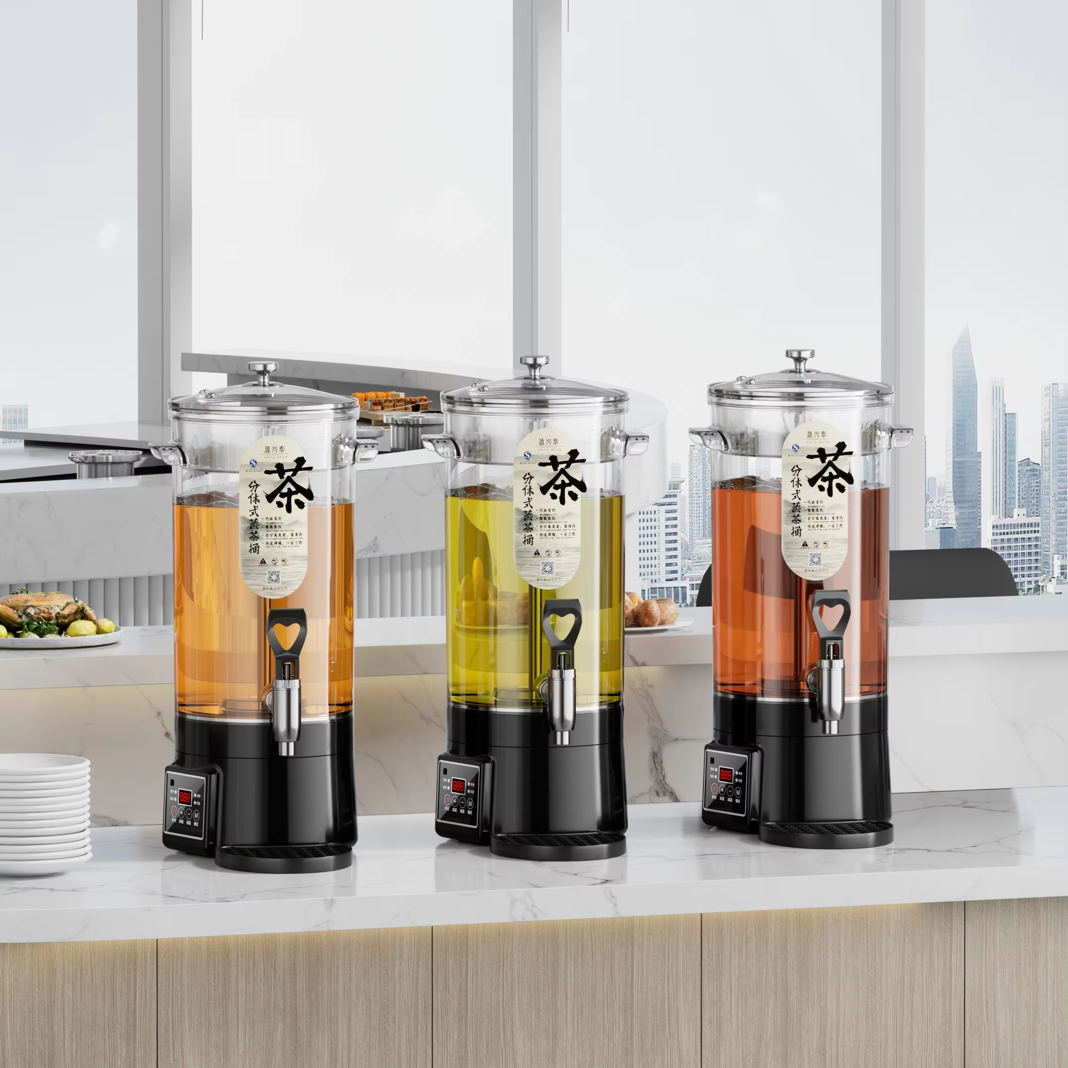 Split Type Coffee and Tea Urn  - Coffee Tea Urn review and price