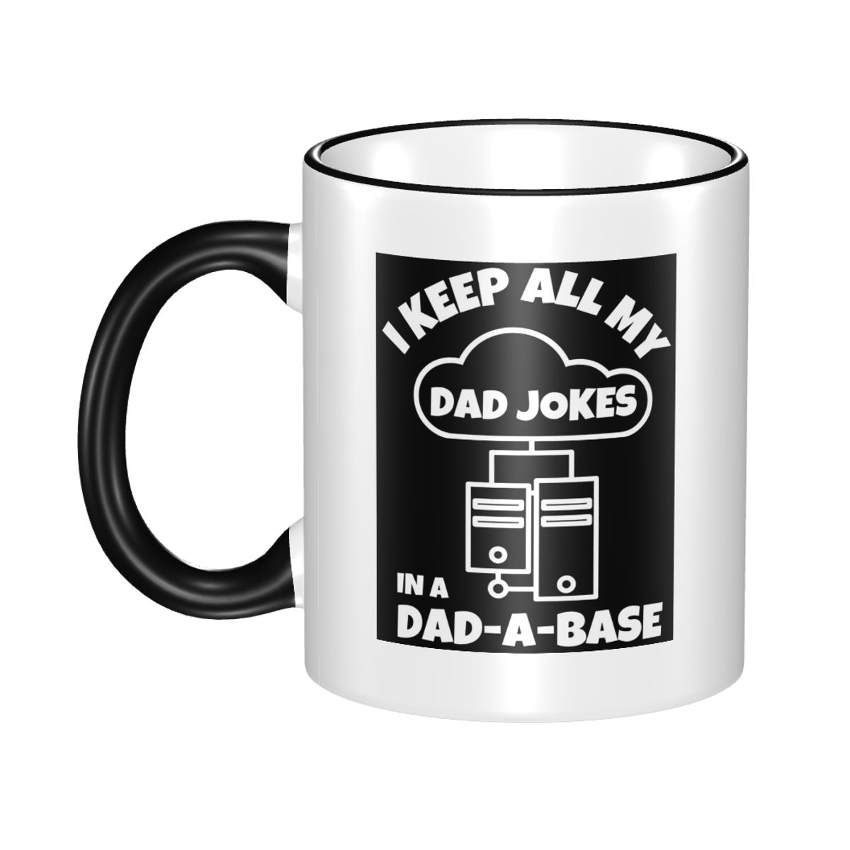 I Keep All My Dad Jokes In A D - Coffee Tea Jokes review and price