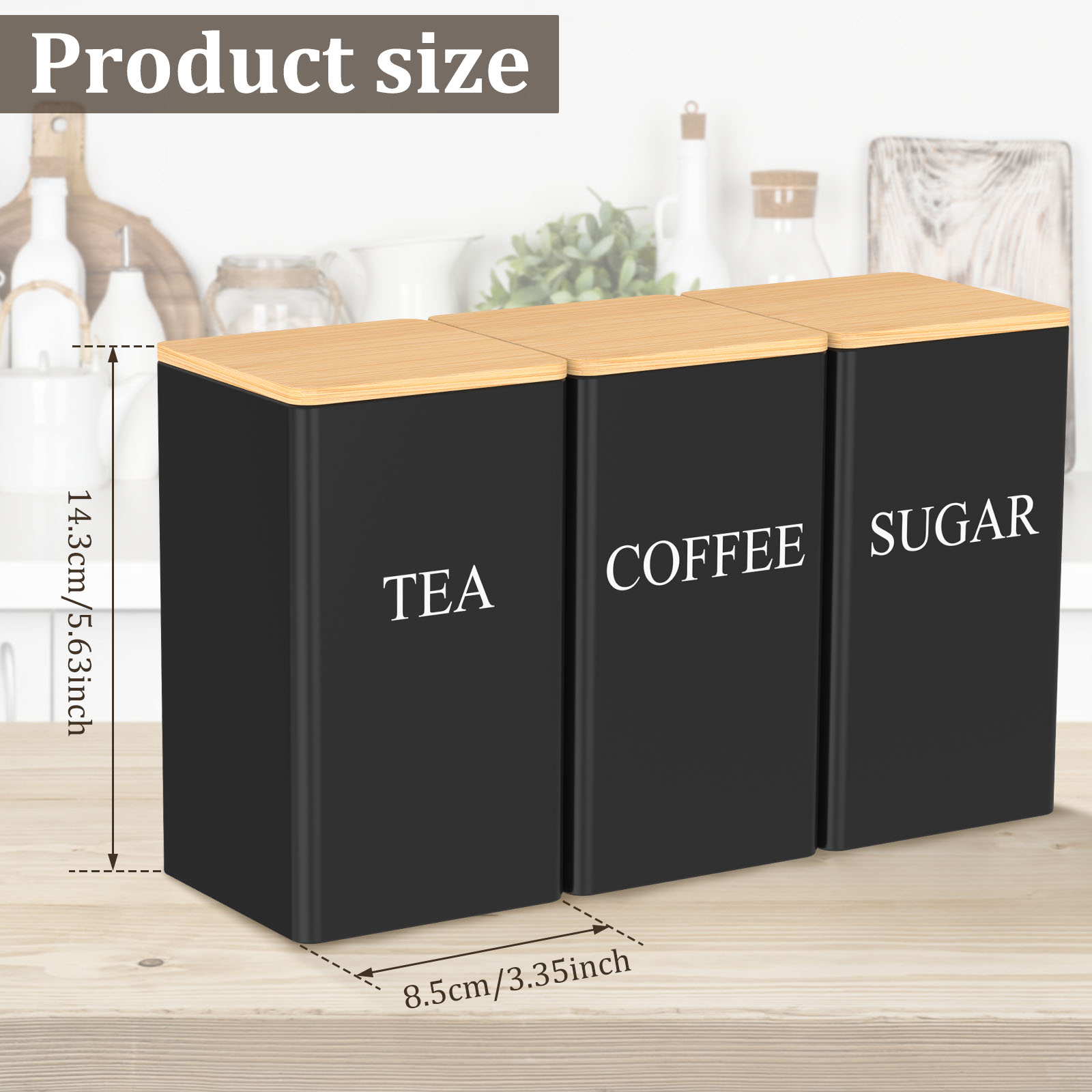 1000 ML Coffee Tea and Sugar C - Coffee Tea Sugar Container Set review and price