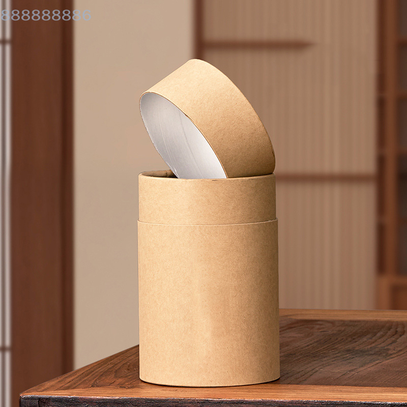 1PCS round Kraft Paperboard Tu - Coffee Tea Box review and price