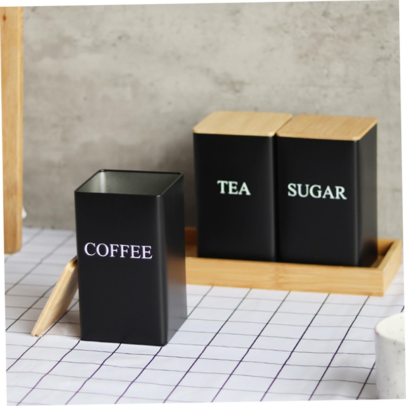 3PCS Set Tea Coffee Sugar Cani - Coffee Tea Sugar Container Set review and price