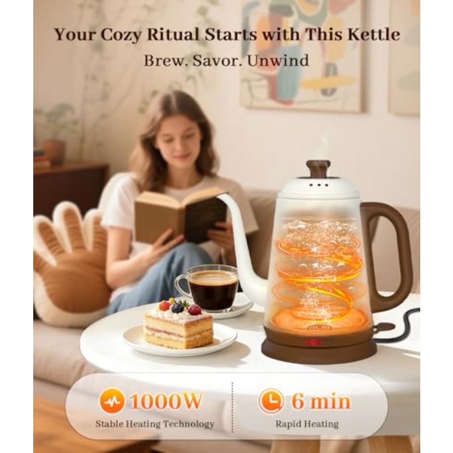 Gooseneck Electric Kettle 1L 1 - Tea And Coffee Kettle review and price