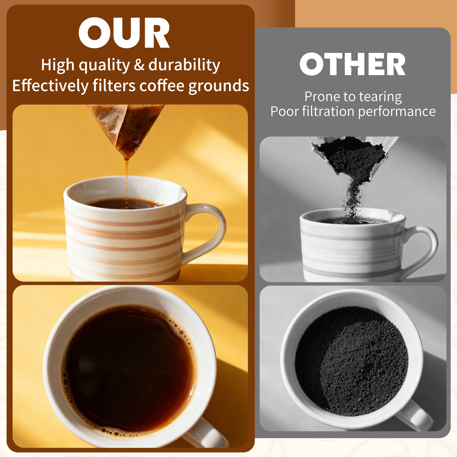 Coffee Filter Paper Bags V and - Coffee Tea Bags review and price