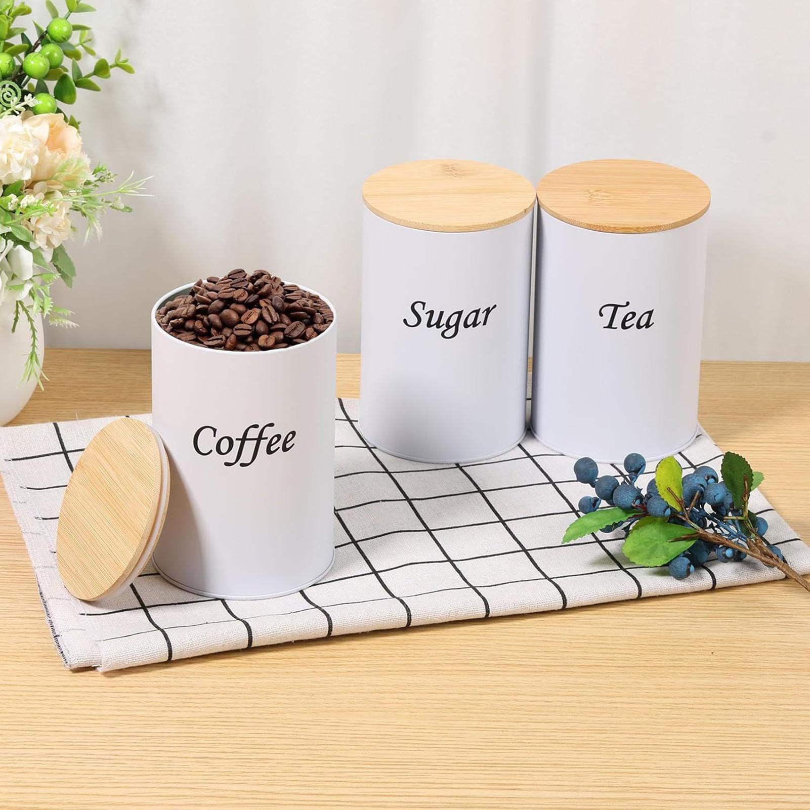 Sugar Container 3 Pieces 1200m - Coffee Tea Sugar Container Set review and price