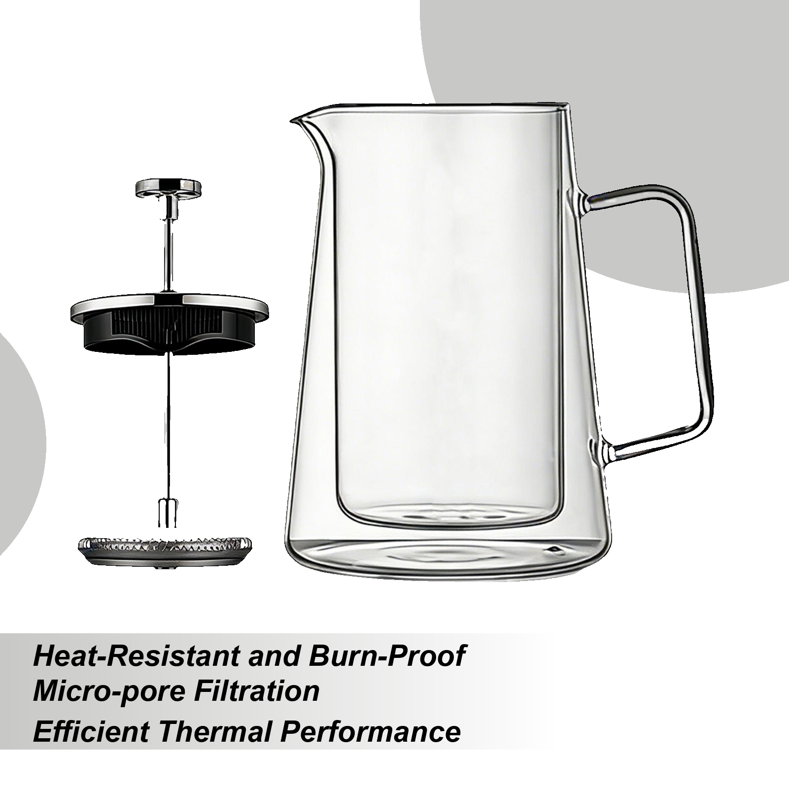 Coffee Presses Glass Stainless - Tea And Coffee Kettle review and price