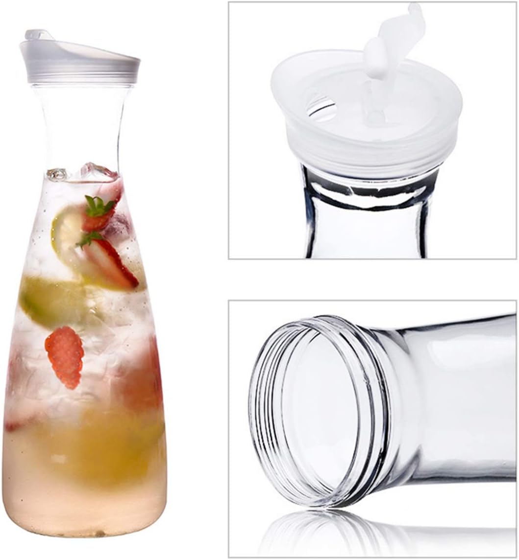 1pcsPitchers With Lid,Clear Pl - Coffee Tea Jar Set review and price