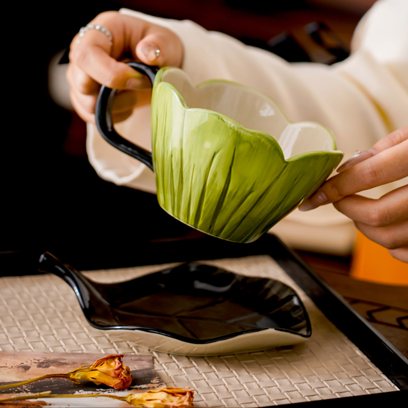 Irregular Hand-painted Coffee  - Mug Tea Coffee review and price