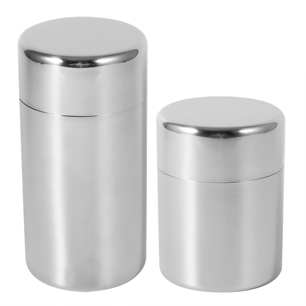 Stainless Steel Tea Leaf Tins  - Coffee Tea Sugar Container Set review and price