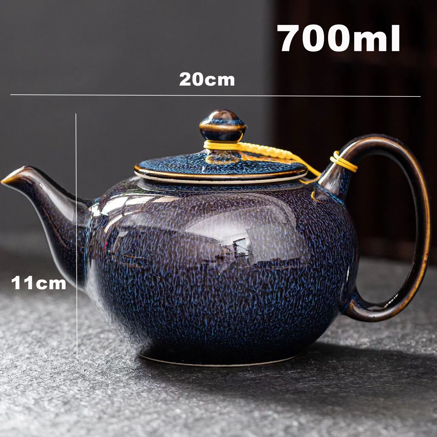 Exquisite Starry Glaze Ceramic - Cast Iron Teapot review and price