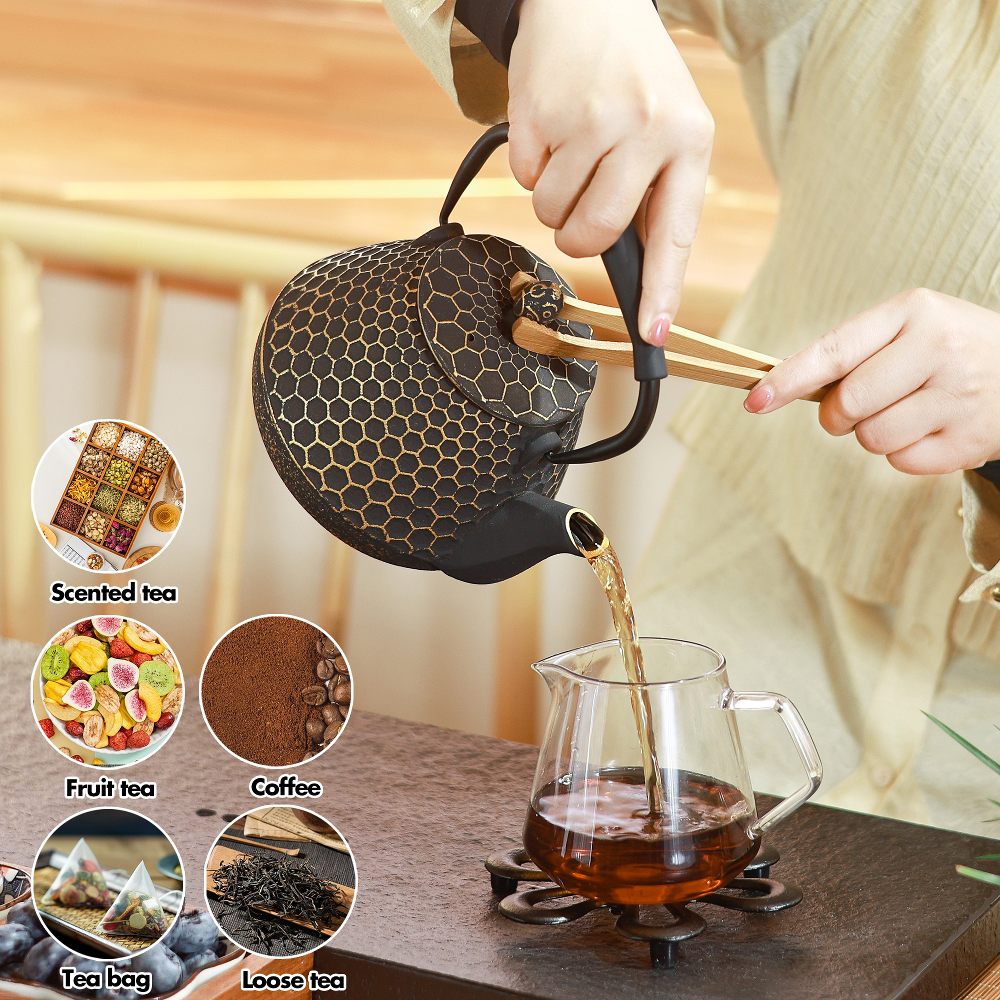 Cast Iron Teapot,Stove top Coa - Cast Iron Teapot review and price