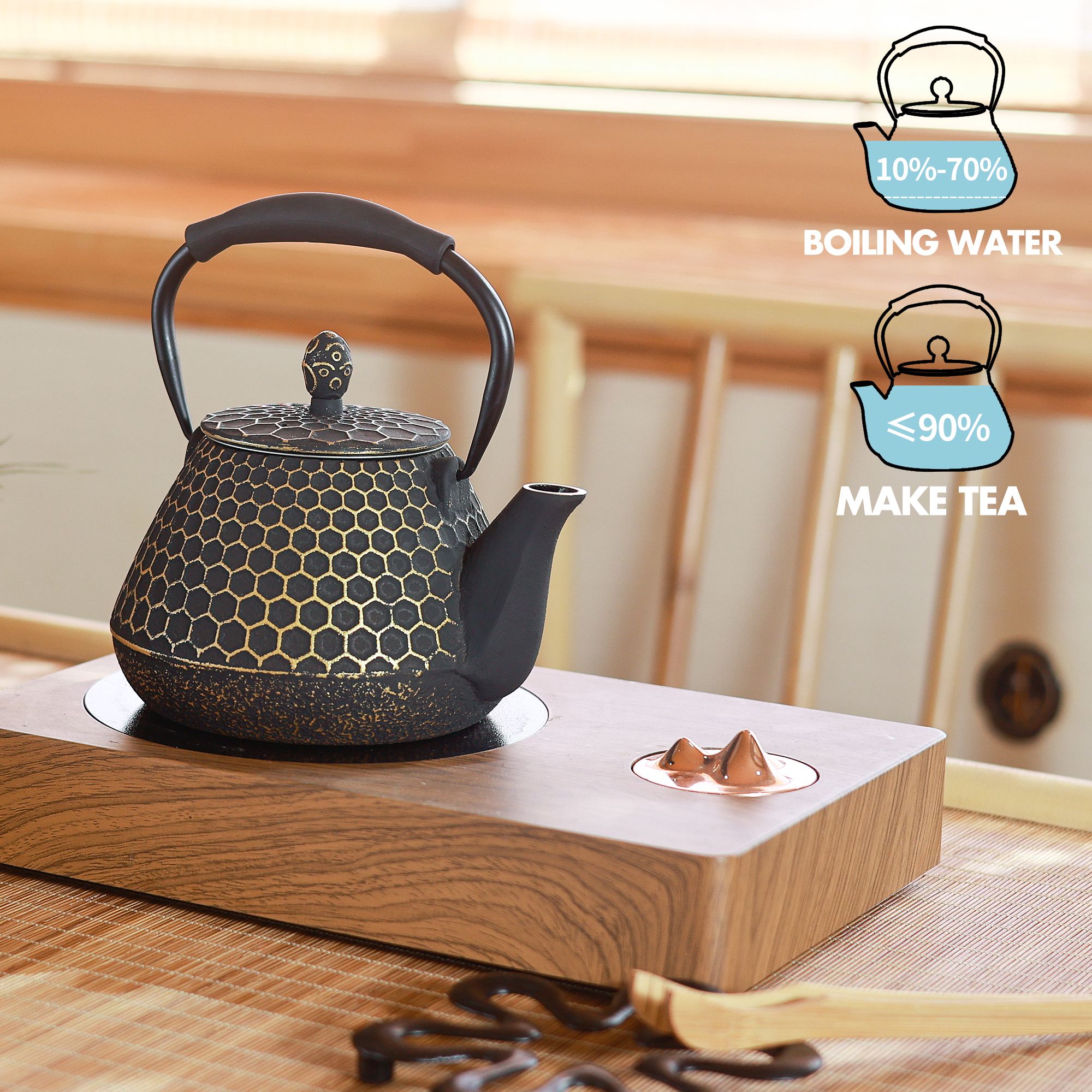 Cast Iron Teapot,Stove top Coa - Cast Iron Teapot review and price